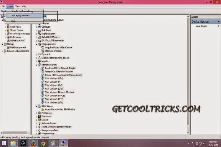 How to Install Legacy Hardware devices on Windows OS Get Cool Tricks