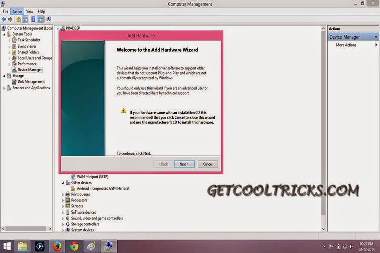 How to Install Legacy Hardware devices on Windows OS Get Cool Tricks
